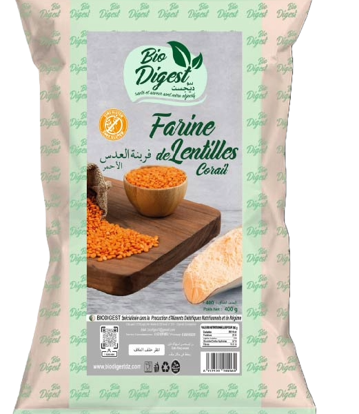 Farine de Lentilles Corail